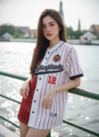 เสื้อเบสบอลพิมพ์ลาย สั่งทำ ออกแบบเอง ORDER 317 รอบ 4 ด้านหน้า