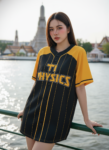 เสื้อเบสบอลพิมพ์ลาย สั่งทำ ออกแบบเอง ORDER 424 ด้านหน้า