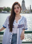 เสื้อเบสบอลพิมพ์ลาย สั่งทำ ออกแบบเอง ORDER 426 ด้านหน้า