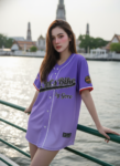 เสื้อเบสบอลพิมพ์ลาย สั่งทำ ออกแบบเอง ORDER 435 ด้านหน้า