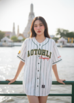 เสื้อเบสบอลพิมพ์ลาย สั่งทำ ออกแบบเอง ORDER 439 ด้านหน้า