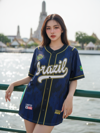 เสื้อแฟนบอล 2026 - บราซิล เบสบอล (แบบ 1) เสื้อแฟนบอล 2026