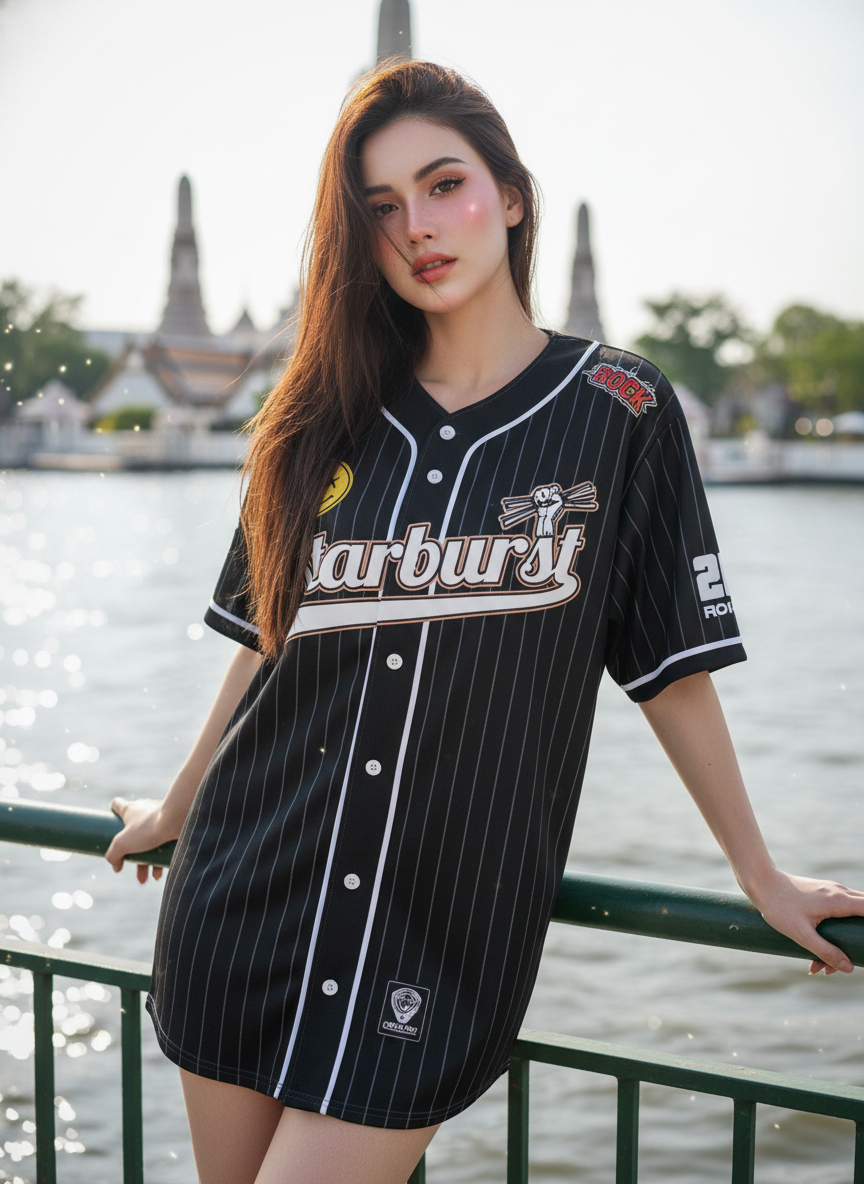 ORDER 440 – เสื้อเบสบอลพิมพ์ลาย สั่งทำ ออกแบบเอง