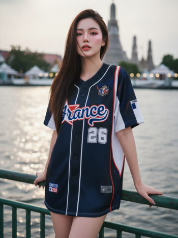 เสื้อแฟนบอล 2026 - ฝรั่งเศส เบสบอล เสื้อแฟนบอล 2026