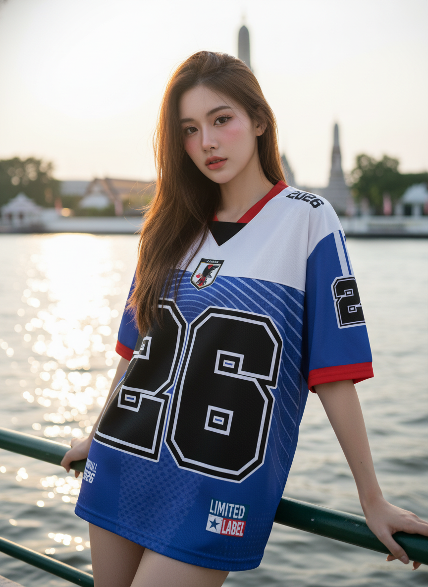 เสื้อแฟนบอล 2026 - ญี่ปุ่น NFL ด้านหน้า เสื้อแฟนบอล 2026 - ญี่ปุ่น NFL เสื้อแฟนบอล 2026