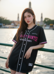 เสื้อเบสบอลพิมพ์ลาย สั่งทำ ออกแบบเอง ORDER 427 รอบ 2 ด้านหน้า