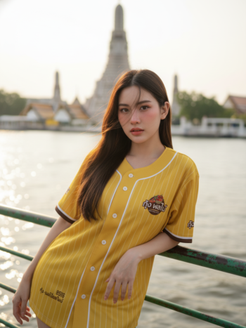 เสื้อเบสบอลพิมพ์ลาย สั่งทำ ออกแบบเอง ORDER 505 รอบ 2 ด้านหน้า