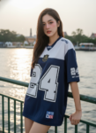 เสื้อเบสบอลพิมพ์ลาย สั่งทำ ออกแบบเอง ORDER 508 ด้านหน้า