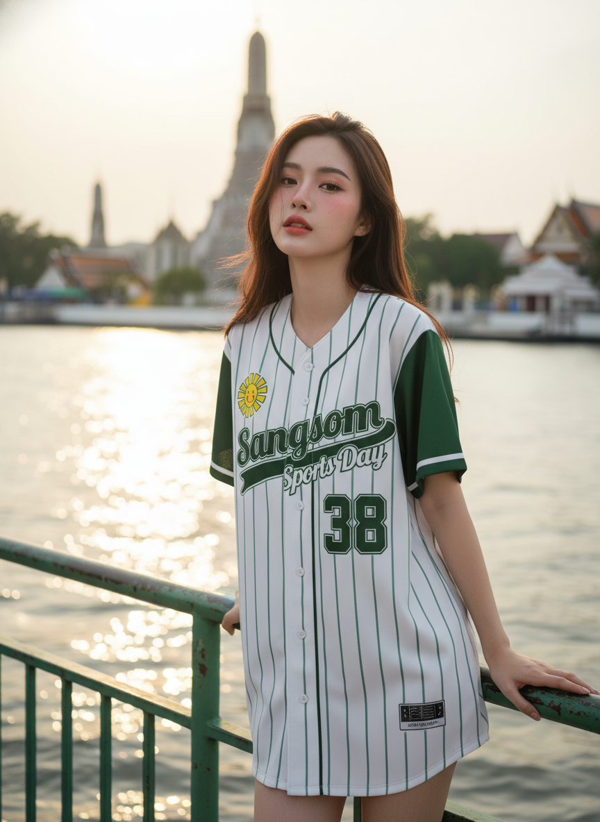 ORDER 384 รอบ 3 – เสื้อเบสบอลพิมพ์ลาย สั่งทำ ออกแบบเอง
