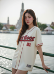 เสื้อเบสบอลพิมพ์ลาย สั่งทำ ออกแบบเอง ORDER 511 ด้านหน้า