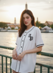 เสื้อเบสบอลพิมพ์ลาย สั่งทำ ออกแบบเอง ORDER 514 ด้านหน้า
