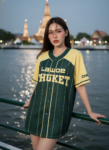 เสื้อเบสบอลพิมพ์ลาย สั่งทำ ออกแบบเอง ORDER 283 รอบ 6 ด้านหน้า