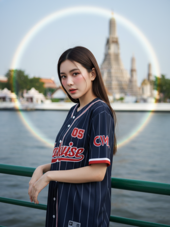 เสื้อเบสบอลพิมพ์ลาย สั่งทำ ออกแบบเอง ORDER 521  design ด้านหน้า