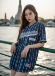 เสื้อเบสบอลพิมพ์ลาย สั่งทำ ออกแบบเอง ORDER 529  design ด้านหน้า