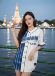 เสื้อเบสบอลพิมพ์ลาย สั่งทำ ออกแบบเอง ORDER 61 ด้านหน้า
