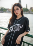เสื้อเบสบอลพิมพ์ลาย สั่งทำ ออกแบบเอง ORDER 72 ด้านหน้า
