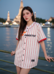เสื้อเบสบอลพิมพ์ลาย สั่งทำ ออกแบบเอง ORDER 78 ด้านหน้า