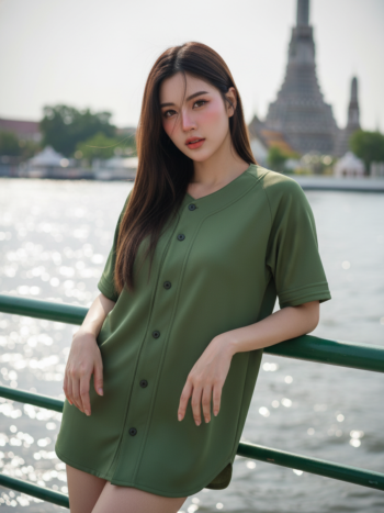 เสื้อเบสบอลพิมพ์ลาย สั่งทำ ออกแบบเอง ORDER 79 ด้านหน้า