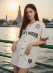 เสื้อเบสบอลพิมพ์ลาย สั่งทำ ออกแบบเอง ORDER 81 ด้านหน้า