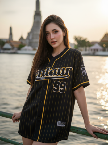 เสื้อเบสบอลพิมพ์ลาย สั่งทำ ออกแบบเอง ORDER 88 ด้านหน้า