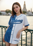 เสื้อเบสบอลพิมพ์ลาย สั่งทำ ออกแบบเอง ORDER 90 ด้านหน้า