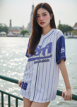 เสื้อเบสบอลพิมพ์ลาย สั่งทำ ออกแบบเอง ORDER 101 ด้านหน้า
