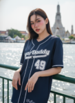เสื้อเบสบอลพิมพ์ลาย สั่งทำ ออกแบบเอง ORDER 104 ด้านหน้า