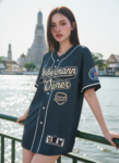 เสื้อเบสบอลพิมพ์ลาย สั่งทำ ออกแบบเอง ORDER 116 ด้านหน้า
