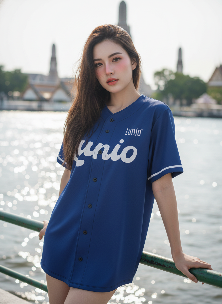 ORDER 119 เสื้อเบสบอล - ด้านหน้า เสื้อเบสบอลพิมพ์ลาย สั่งทำ ออกแบบเอง ORDER 119 ด้านหน้า