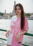 เสื้อเบสบอลพิมพ์ลาย สั่งทำ ออกแบบเอง ORDER 98 ด้านหน้า