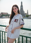 เสื้อเบสบอลพิมพ์ลาย สั่งทำ ออกแบบเอง ORDER 125 ด้านหน้า