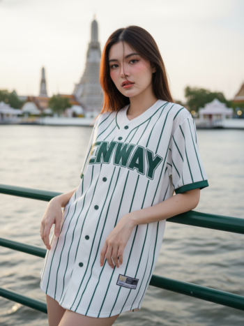 เสื้อเบสบอลพิมพ์ลาย สั่งทำ ออกแบบเอง ORDER 126 ด้านหน้า