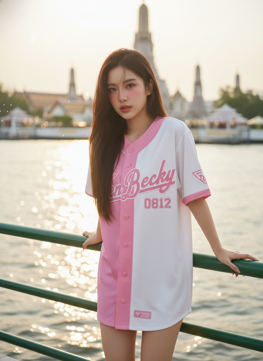 ORDER 127 เสื้อเบสบอล - ด้านหน้า เสื้อเบสบอลพิมพ์ลาย สั่งทำ ออกแบบเอง ORDER 127 ด้านหน้า