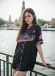 เสื้อเบสบอลพิมพ์ลาย สั่งทำ ออกแบบเอง ORDER 129 ด้านหน้า