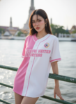 เสื้อเบสบอลพิมพ์ลาย สั่งทำ ออกแบบเอง ORDER 133 ด้านหน้า