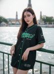 เสื้อเบสบอลพิมพ์ลาย สั่งทำ ออกแบบเอง ORDER 137 ด้านหน้า