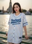 เสื้อเบสบอลพิมพ์ลาย สั่งทำ ออกแบบเอง ORDER 139 ด้านหน้า