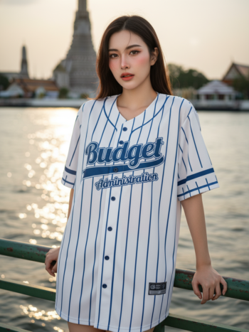 เสื้อเบสบอลพิมพ์ลาย สั่งทำ ออกแบบเอง ORDER 139 ด้านหน้า