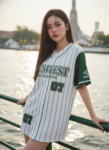 เสื้อเบสบอลพิมพ์ลาย สั่งทำ ออกแบบเอง ORDER 141 รอบ 5 ด้านหน้า