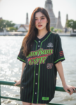 เสื้อเบสบอลพิมพ์ลาย สั่งทำ ออกแบบเอง ORDER 143 ด้านหน้า