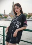 เสื้อเบสบอลพิมพ์ลาย สั่งทำ ออกแบบเอง ORDER 146 ด้านหน้า