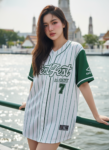 เสื้อเบสบอลพิมพ์ลาย สั่งทำ ออกแบบเอง ORDER 160 ด้านหน้า