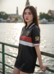 เสื้อเบสบอลพิมพ์ลาย สั่งทำ ออกแบบเอง ORDER 450 ด้านหน้า