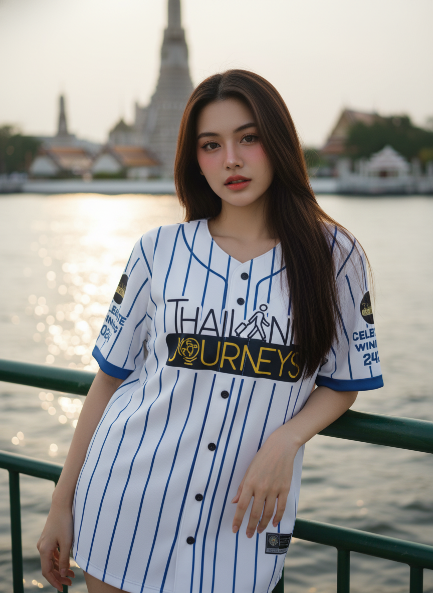 ORDER 161 เสื้อเบสบอล - ด้านหน้า เสื้อเบสบอลพิมพ์ลาย สั่งทำ ออกแบบเอง ORDER 161 ด้านหน้า