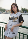 เสื้อเบสบอลพิมพ์ลาย สั่งทำ ออกแบบเอง ORDER 164 ด้านหน้า