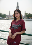 เสื้อเบสบอลพิมพ์ลาย สั่งทำ ออกแบบเอง ORDER 168 ด้านหน้า