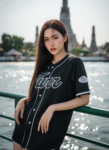 เสื้อเบสบอลพิมพ์ลาย สั่งทำ ออกแบบเอง ORDER 170 ด้านหน้า