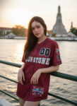 เสื้อเบสบอลพิมพ์ลาย สั่งทำ ออกแบบเอง ORDER 173 ด้านหน้า