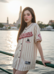 เสื้อเบสบอลพิมพ์ลาย สั่งทำ ออกแบบเอง ORDER 176 ด้านหน้า