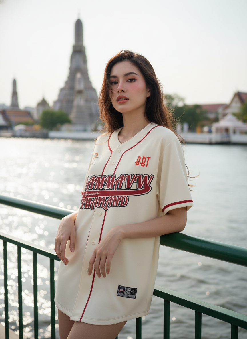 ORDER 179 เสื้อเบสบอล - ด้านหน้า เสื้อเบสบอลพิมพ์ลาย สั่งทำ ออกแบบเอง ORDER 179 ด้านหน้า